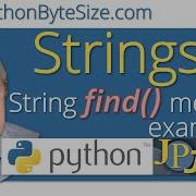 Python String Find Method Examples