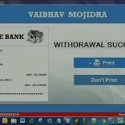 ATM Application Software Using Java