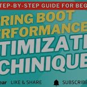 Методы оптимизации производительности Spring Boot Полное руководство Быстрое повышение скорос