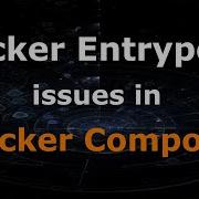 Docker Entrypoint Script Errors In Docker Compose Solution