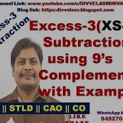 Excess 3 Subtraction Using 9 S Complement XS 3 Subtraction Using 9 S Complement DLD STLD