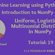 Introduction To NumPy Tutorial 19 Uniform Logistic And Multinomial Distribution In NumPy