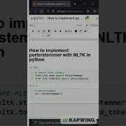 Stemming Words Using Nltk In Python NLP With Python