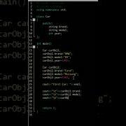 Classes And Objects Car Program In C Shorts Shortvideo Short Viral Cpp Code Coding