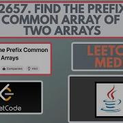 LeetCode 2657 Поиск префиксного общего массива двух массивов Средний уровень Java
