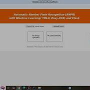 Automatic Number Plate Recognition ANPR With Machine Learning YOLO Easy OCR And Flask