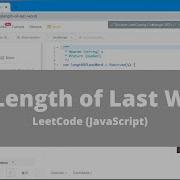 How To Solve 58 Length Of Last Word On LeetCode JavaScript Easy