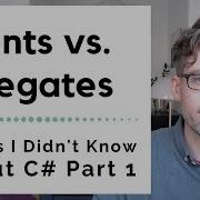 Things I Didn T Know About C Part 1 Events Vs Delegates