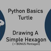 Python Turtle Basics Drawing A Simple Hexagon Bonus Pentagon