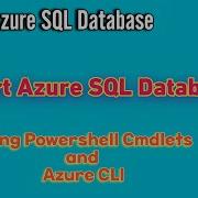 Export Azure SQL Database Using PowerShell And Azure CLI As Bacpac