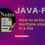 Java IO How To Write Read Multiple Objects From A File
