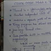 CS206 OODP THREAD Introduction Life Cycle