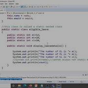 Static Nested Classes Java Programming CSE1007