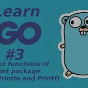 Learn Golang 3 Output Functions Of The Fmt Package Print Println And Printf