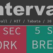 BEST SPORT INTERVAL TIMER 15 Sec Exercise 5 Sec Break 20 Rounds GYM TABATA HIT TIMER