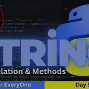 String Manipulation And String Methods In Python Python For Everyone Day5
