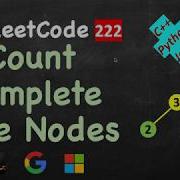 Count Complete Tree Nodes LeetCode 222 C Java Python