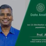 Lec 13 Distribution Of Sample Means Population And Variance