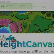 HeightCanvas Paint A Map Image Get A 3D Terrain Model
