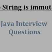 Prove How String Is Immutable Java Interview Question Experience