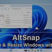 AltSnap Move Resize Windows With Alt Key