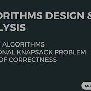9 2 Proof Of Correctness Of Greedy Algorithm Of Fractional Knapsack Problem 2 2