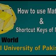 Shortcut Keys For MathType And How To Use MathType Software