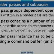 Vulkan Subpasses