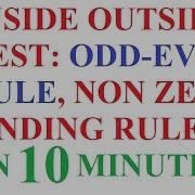 Inside Outside Test In Computer Graphics Area Filling ODD EVEN RULE NON ZERO WINDING NUMBER RULE