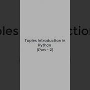 Accessing Elements In Tuple Through Indexing In Python Pythonprogramming Shorts Pythonshot Code