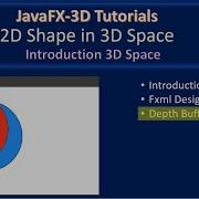 2D Shape In 3D Explore Z Depth Java FX 3D Tutorials 03