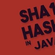 SHA1 Hash In Java