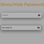 Show Hide Password Field Using HTML CSS JavaScript Webdevelopment CodeByGaurav