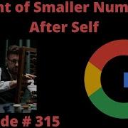 COUNT OF SMALLER NUMBERS AFTER SELF LEETCODE 315 PYTHON BINARY SEARCH SOLUTION