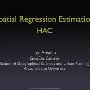 Spatial Regression Estimation HAC