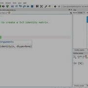 NUMPY Program To Create A 3 3 Identity Matrix