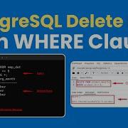 PostgreSQL Delete Row With WHERE Clause 2025 PostgreSQL Delete Row By ID