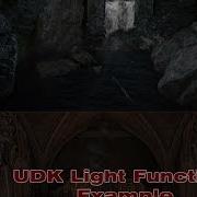 UDK Light Functions Lighting Example By Devin Sherry