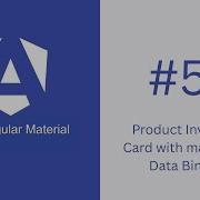Product Inventory Card With Mat Card Data Binding