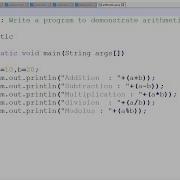 22nd Video Of Java Arithmetic Operators Program