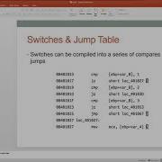 07 Code Constructs Loops And Jump Tables