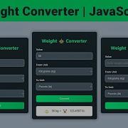 Build A Weight Converter In JavaScript Easy Tutorial Step By Step Project