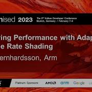 Vulkanised 2023 Improving Performance With Adaptive Variable Rate Shading