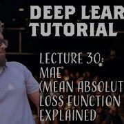 30 MAE Mean Absolute Error Loss Function Maths Explained