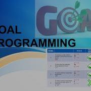 Goal Programming