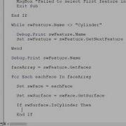 Solidworks Macro Create Threads