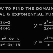 How To Find The Domain Of Any Function In Interval Notation Rational Exponential T2 1 4