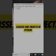 Classes And Objects In Python Explained In Tamil