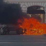 Car TORCHED As Violence Hits G7 Protests