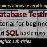 Database Testing Data Testing In Software Testing SQL Tutorial For Beginners Database Test Plan SQL